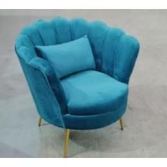 Кресло LOTUS голубое
