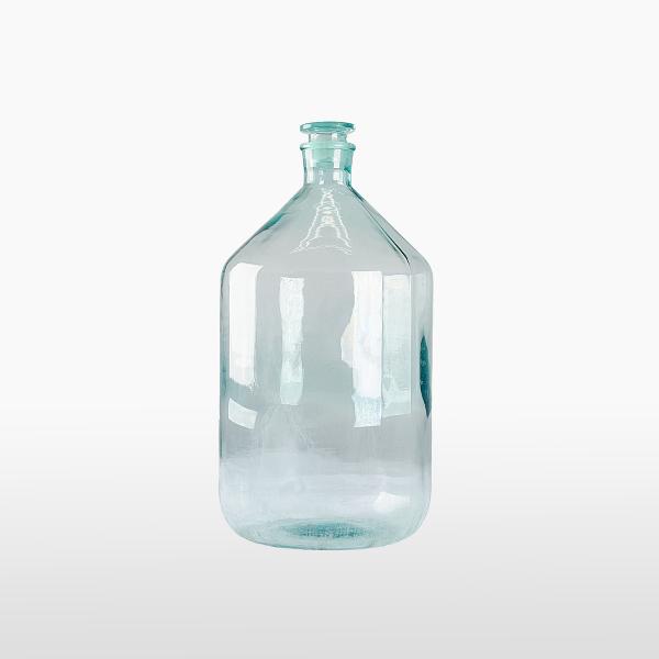 Бутылка прозрачная большая с пробкой