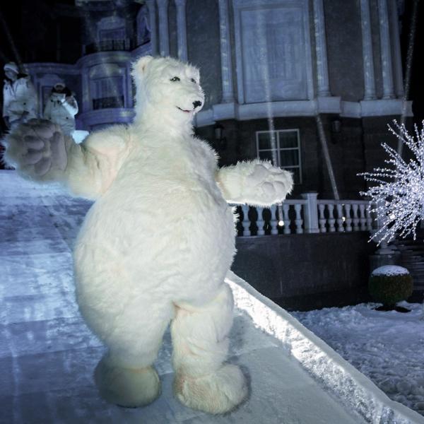 Ростовой костюм Медведь белый