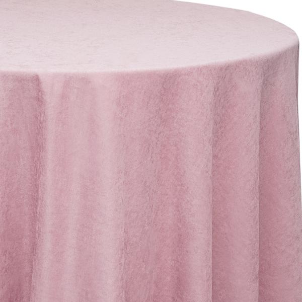 Скатерть круглая пыльно-розовая