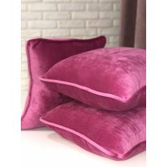 Подушка розовый плюш