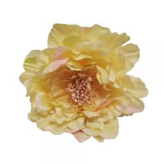 Цветок Пион желто-розовый 
